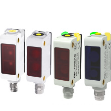 LANBAO 2021 new 10-30VDC plastic square photoelectric optic sensor with detection of various colors